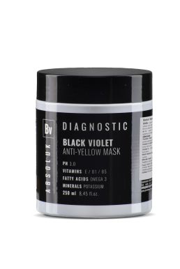 Absoluk Diagnostic Anti-Yellow Black Violet Mask 250g - Maska proti žlutým tónům