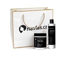 Absoluk Gift Set Anti-Yellow - Set na blond vlasy šampon + maska + dárková taška