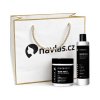 Absoluk Gift Set Anti-Yellow - Set na blond vlasy šampon + maska + dárková taška