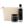 Absoluk Gift Set Balance - Set na mastící se vlasy šampon + maska + taštička