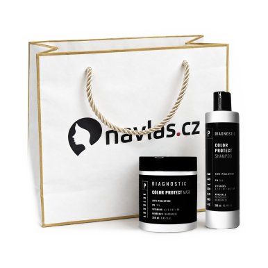 Absoluk Gift Set Color - Set na barvené vlasy šampon + maska + dárková taška