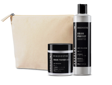Absoluk Gift Set Color - Set na barvené vlasy šampon + maska + taštička