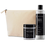 Absoluk Gift Set Smooth - Uhlazující set na vlasy šampon + maska + taštička