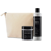 Absoluk Gift Set Smooth - Uhlazující set na vlasy šampon + maska + taštička