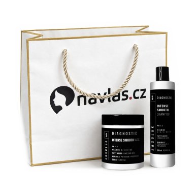 Absoluk Gift Set Smooth - Uhlazující set šampon + maska + dárková taška