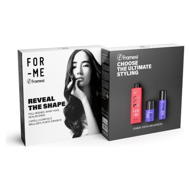 Framesi Vánoční set pro tvar a lesk účesu - glazura 200ml + sérum 50ml + lak 75ml