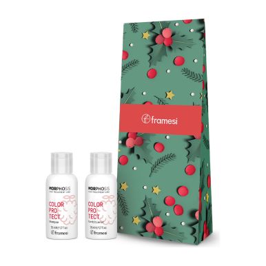 Framesi Vánoční mini set pro barvené vlasy - šampon 50ml + kondicionér 50ml