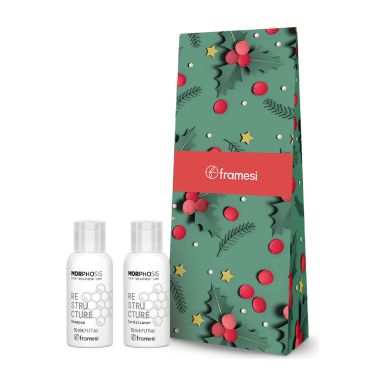 Framesi Vánoční mini set pro poškozené vlasy - šampon 50ml + kondicionér 50ml