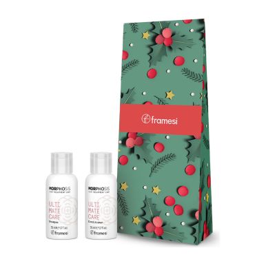 Framesi Vánoční mini set pro uhlazené a lesklé vlasy - šampon 50ml + kondicionér 50ml