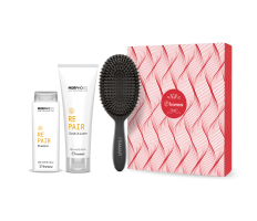Balíček Framesi Morphosis Repair - Šampon 250ml + Kondicionér 250ml +kartáč na vlasy