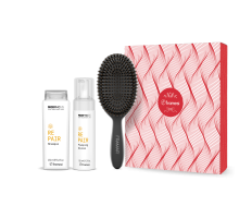 Balíček Framesi Morphosis Repair - Šampon 250ml + Posilující pěna + kartáč na vlasy