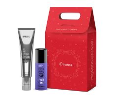 Framesi Vánoční set pro pevné a lesklé vlasy - booster 100ml a dárek