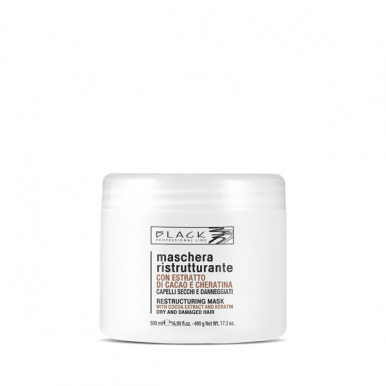 Black Maschera Cioccolato E Cheratina 500ml - Maska s keratinem a čokoládovým extraktem