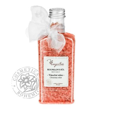 Cosmetica Bohemica - Koupelová sůl Vánoční se skořicí, vanilkou a pomerančem 320g