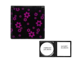 Duko zrcátko kabelkové zvětšovací/normální květ