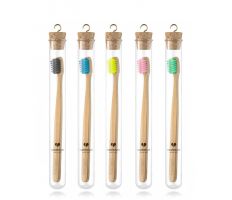 Ecoheart měkký bambusový kartáček -zelený