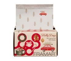 Framar Texturovaná fólie Holly Days, 13x28 cm, 500 ks