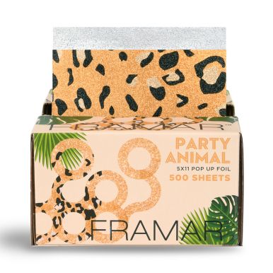 Framar Texturovaná fólie levhart - Party animal,13x28cm 500ks