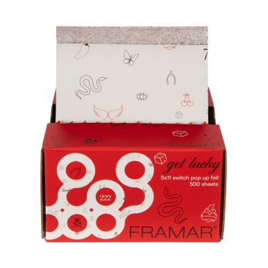 Framar Texturovaná fólie Lucky - Get Lucky, 13x28cm 500ks