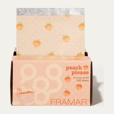 Framar Texturovaná fólie Peach Please, 13x28 cm, 500 ks