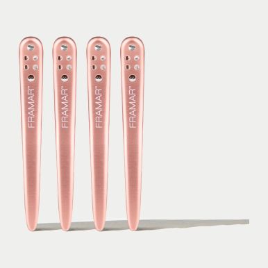 Framar Velké pinety do vlasů Rose Gold 4 ks - Big Bite