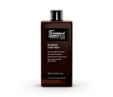 Framesi Barber Gen Hair Beard & Body Wash 250ml - Šampon na vlasy, vousy a tělo