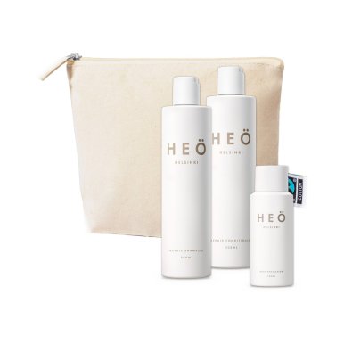 HEÖ Helsinki Gift Set Repair - Regenerační set šampon + kondicionér + taštička + mini