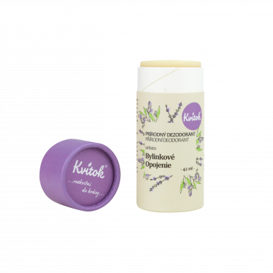 Kvítok Tuhý Deodorant 42ml - Bylinkové opojení (papírová tuba)