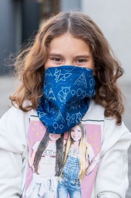 NanoSPACE Dětský Antivirový Šátek - Modrý