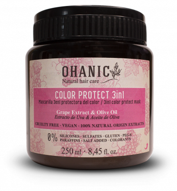 Ohanic Color Protect Mask 3in1 250ml - Maska na barvené vlasy