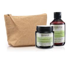 Ohanic Gift Set Balancer - Set na mastné vlasy šampon + maska + taštička