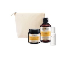 Ohanic Gift Set Curly Method - Set na vlny šampon + maska + taštička + HEÖ mini