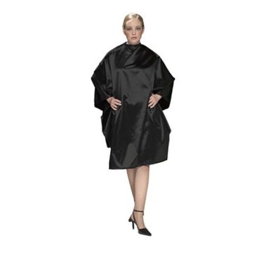 Olivia Garden Charm Cape Black - Kadeřnická pláštěnka černá