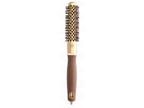 Olivia Garden Expert Blowout Shine Gold&Brown 20mm - Foukací kartáč