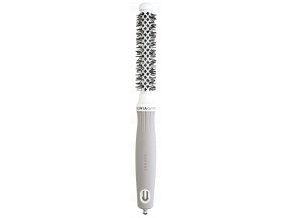 Olivia Garden Expert Blowout Shine White&Grey 15mm - Foukací kartáč