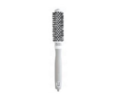 Olivia Garden Expert Blowout Shine White&Grey 20mm - Foukací kartáč