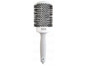 Olivia Garden Expert Blowout Shine White&Grey 55mm - Foukací kartáč
