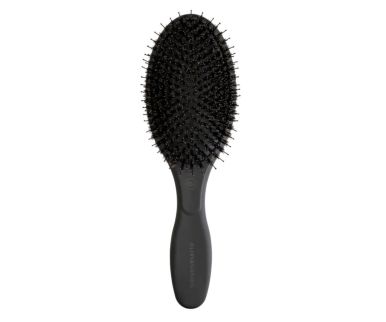 Olivia Garden Expert Care Oval Combo Boar&Nylon Black Label- Plochý kartáč kančí + nylon