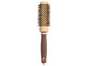 Olivia Garden Wavy Bristles Gold&Brown 30mm - Foukací kartáč