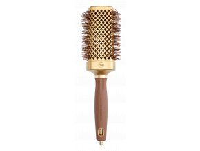 Olivia Garden Wavy Bristles Gold&Brown 50mm - Foukací kartáč