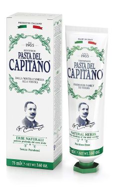 Pasta del Capitano Natural Herbs 75ml - Prémiová zubní pasta s výtažky bylin