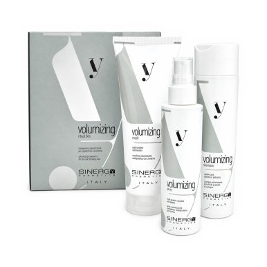 Sinergy Y3 Volumizing Gift Box - Objemový set šampon + maska + sprej od kořínků