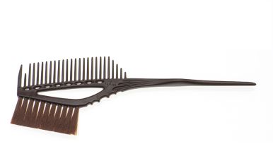 Y.S. Park YS 640 - Kombinovaný barvící štětec s hřebenem - choco